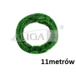 Drucik pluszowy metalizowany zielony, DPK-36, 10mmx11m, Aliga